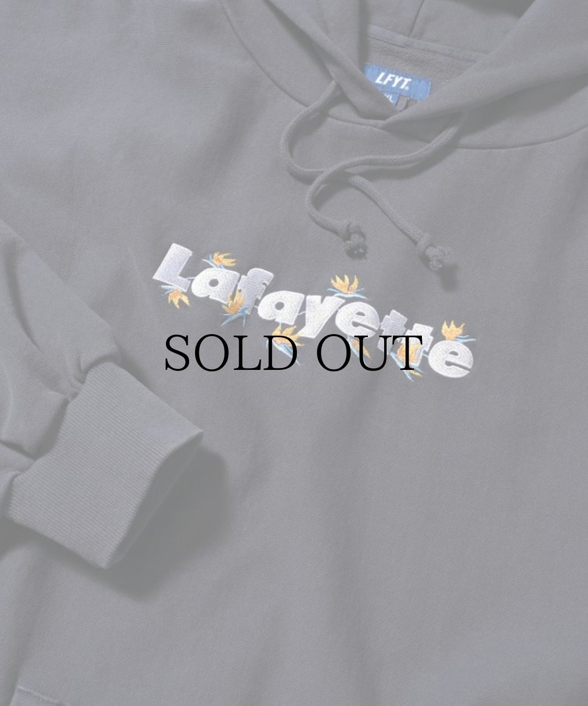 画像4: LFYT(ラファイエット) / STRELITZIA LOGO US COTTON PIGMENT DYED HOODIE (4)