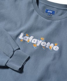 画像4: LFYT(ラファイエット) / STRELITZIA LOGO US COTTON PIGMENT DYED CREWNECK (4)