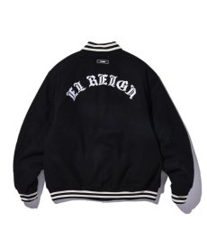 画像2: EL REIGN / "THE WORLD IS YOURS" MELTON STADIUM JACKET (2)