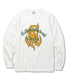 画像2: CALEE(キャリー) / CAL Logo fol L/S t-shirt -Naturally paint design- (2)