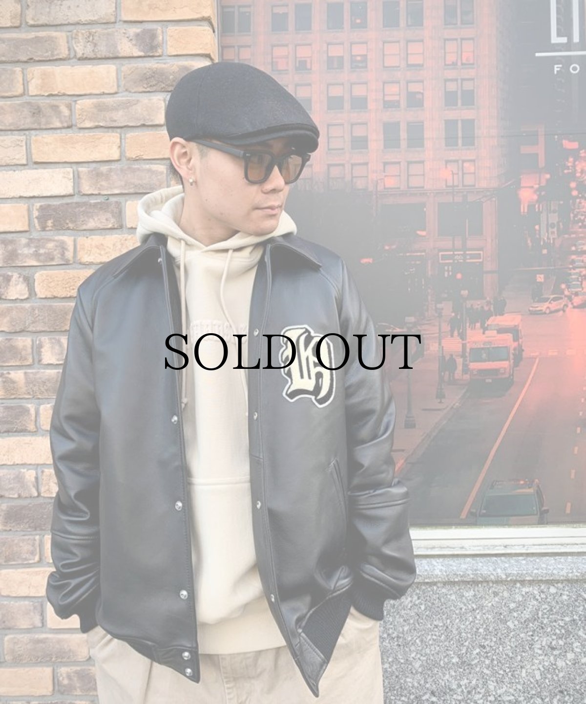 画像4: HIDEANDSEEK(ハイドアンドシーク) / Leather Jacket(22aw) (4)