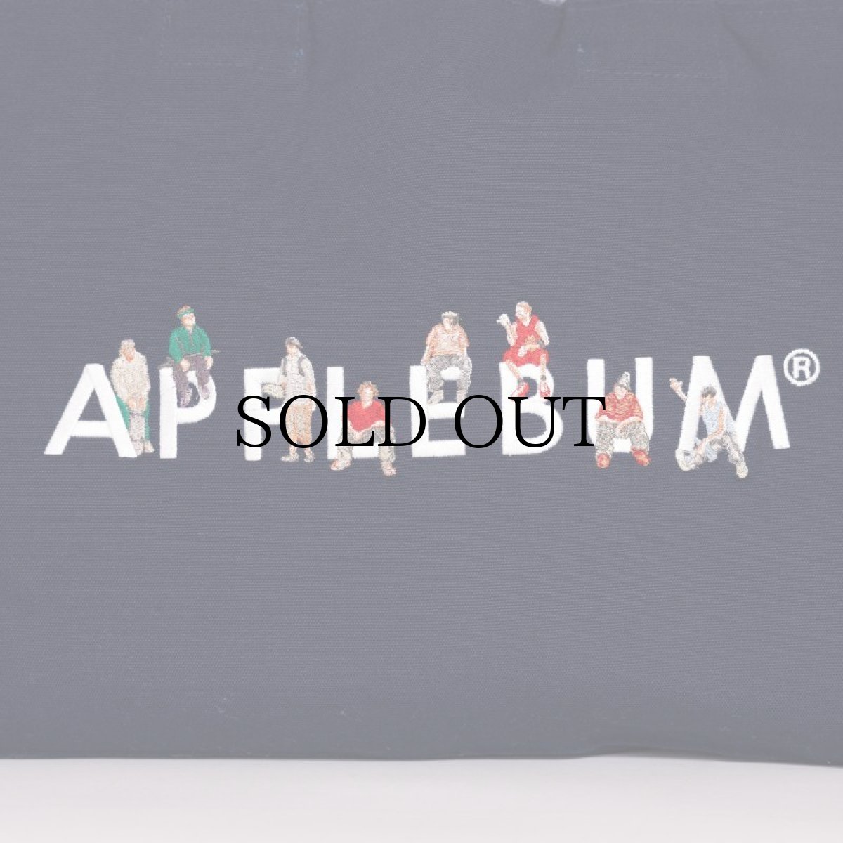 画像2: APPLEBUM(アップルバム) / "Street Logo" Canvas Zip Totebag (2)