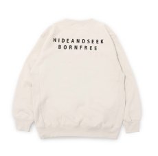 画像3: HIDEANDSEEK(ハイドアンドシーク) / BORN FREE Sweat Shirt (23ss) (3)