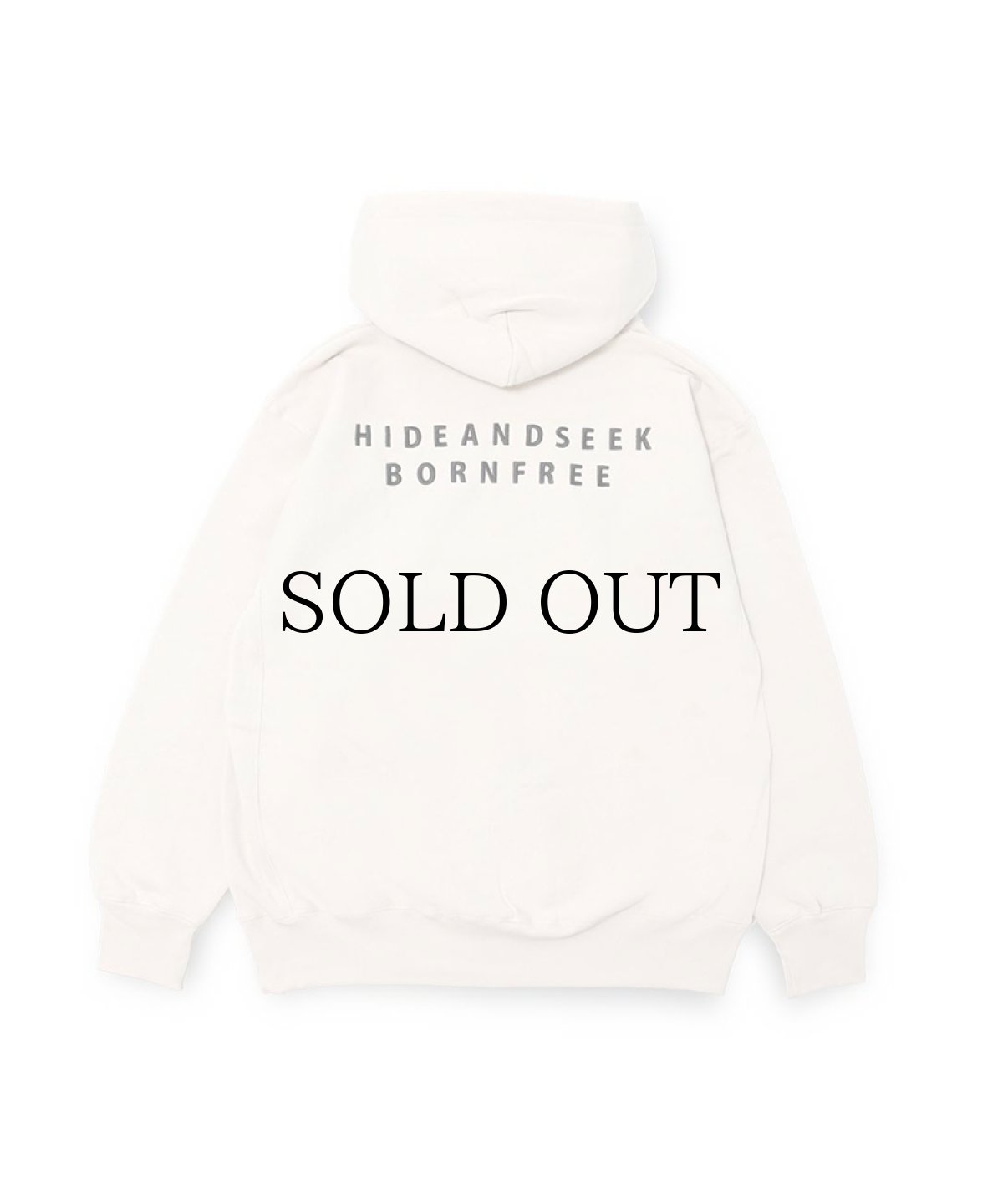 画像2: HIDEANDSEEK(ハイドアンドシーク) / BORN FREE Hooded Sweat Shirt (23ss) (2)