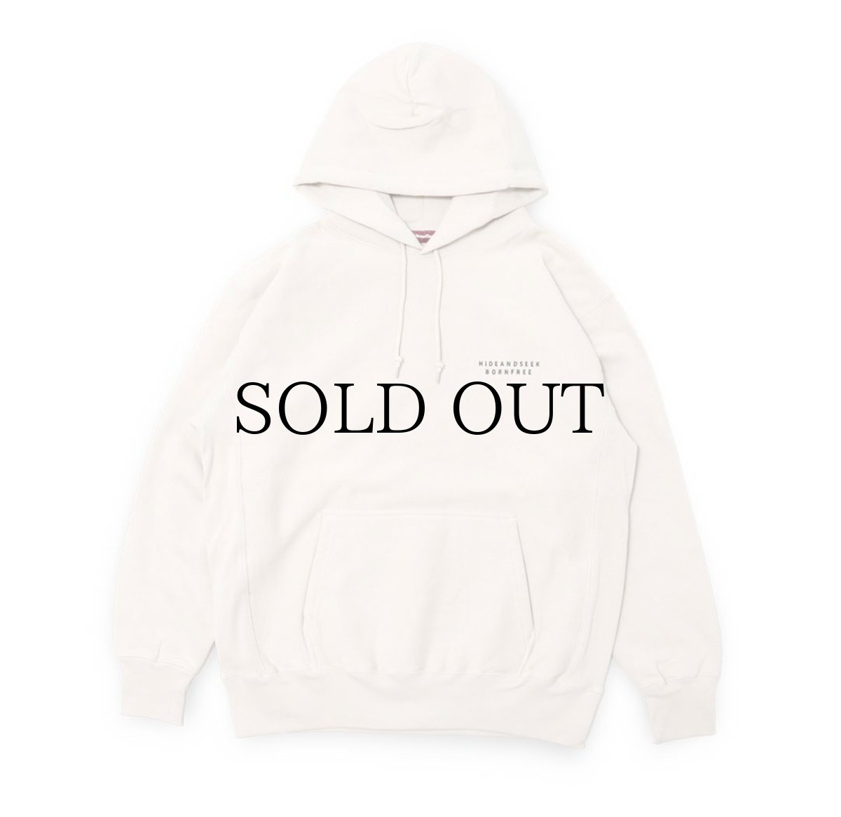 画像4: HIDEANDSEEK(ハイドアンドシーク) / BORN FREE Hooded Sweat Shirt (23ss) (4)