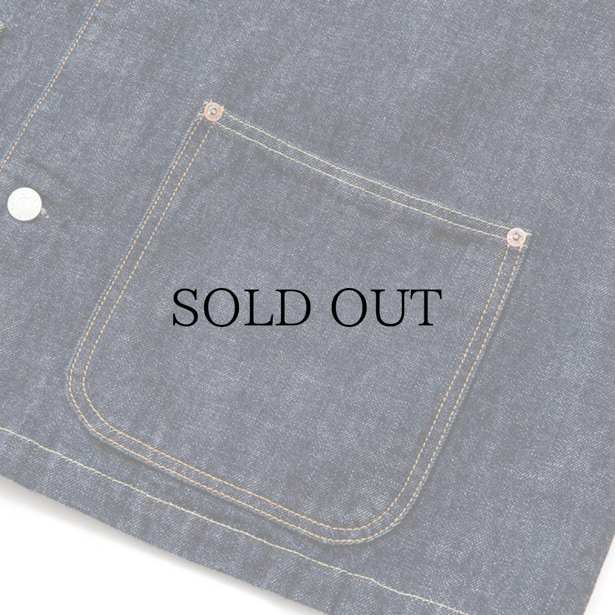 画像6: CALEE(キャリー) / Vintage type denim coverall (6)