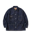 CALEE(キャリー) ジャケット Vintage type denim coverall