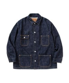 画像2: CALEE(キャリー) / Vintage type denim coverall (2)