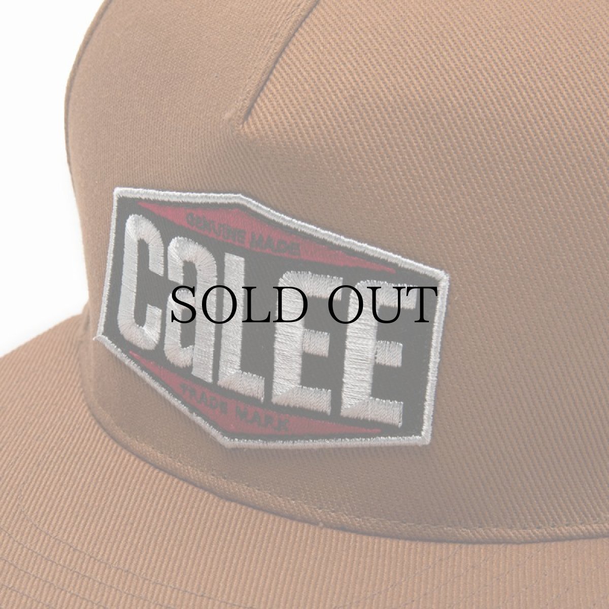 画像5: CALEE(キャリー) / Twill CALEE Logo wappen cap -Naturally paint design- (5)