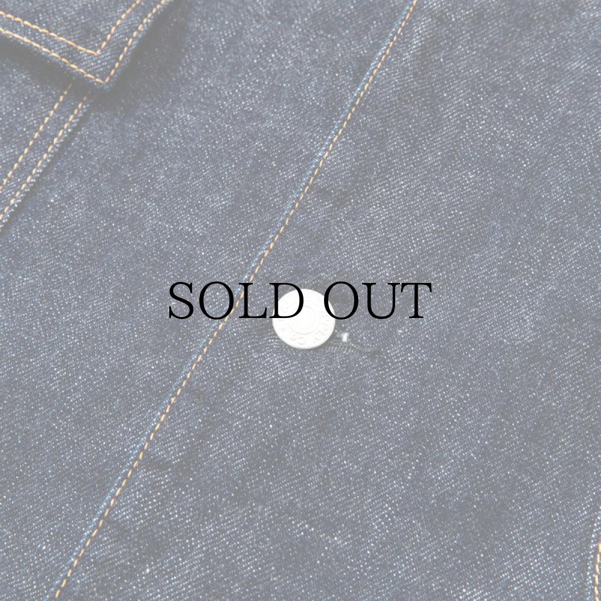 画像7: CALEE(キャリー) / Vintage type denim coverall (7)