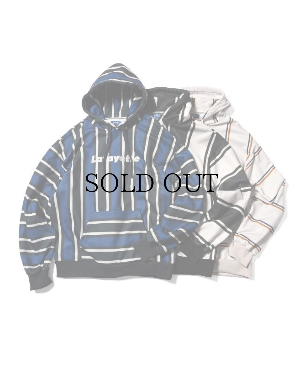 画像1: 【30%OFF】LFYT(ラファイエット) / MEXICAN STRIPE Lafayette LOGO HOODIE (1)
