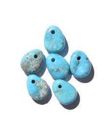 画像1: LARRY SMITH(ラリースミス) / TEARDROP TURQUOISE BEAD -S- (1)