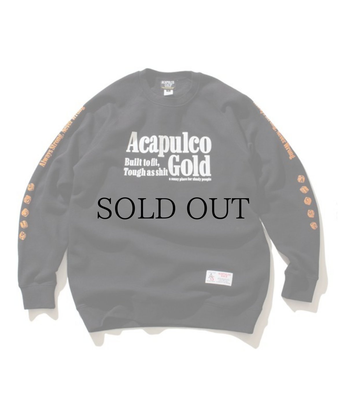 画像2: 【30%OFF】ACAPULCO GOLD / BRONCO CREW SWEAT SHIRTS (2)