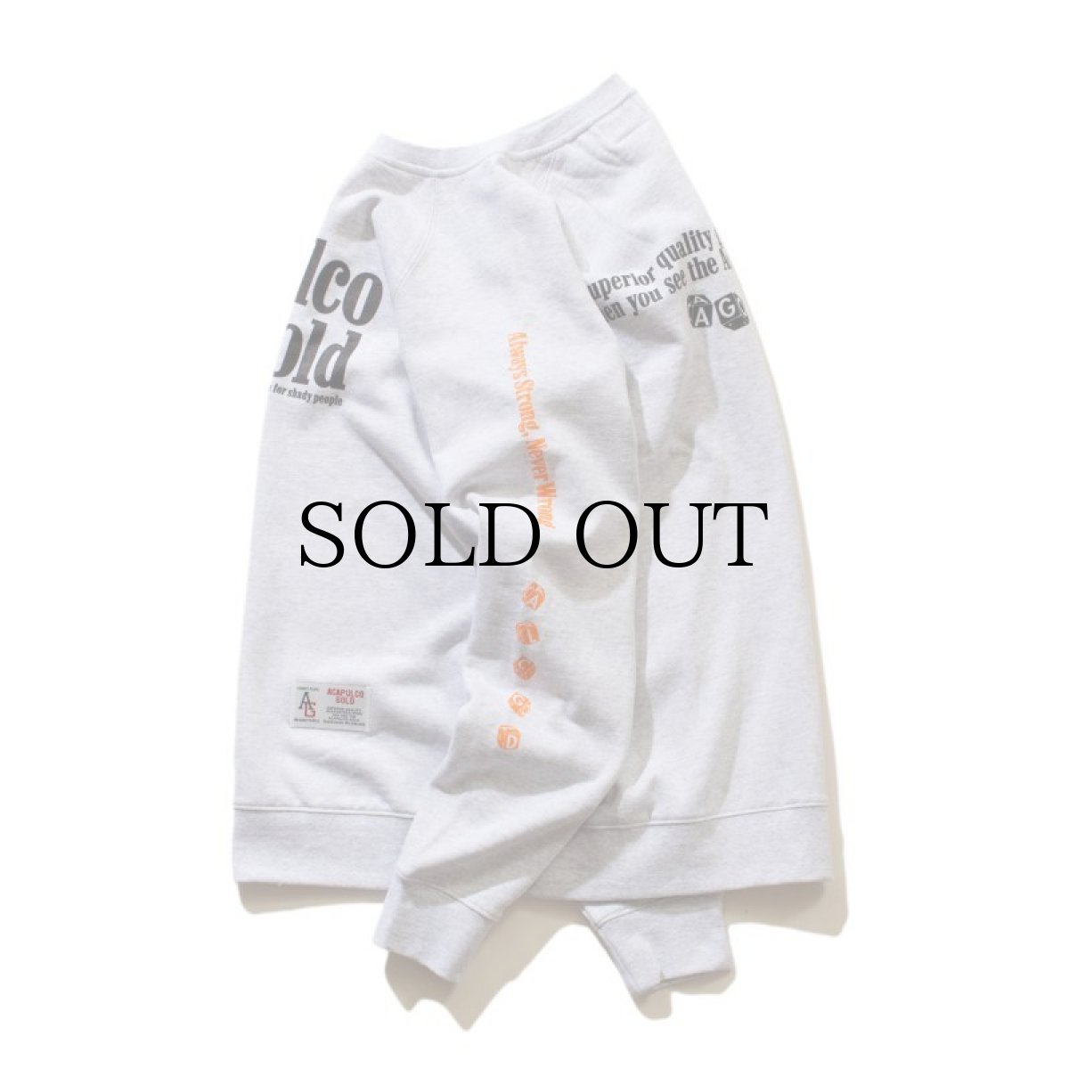 画像6: 【30%OFF】ACAPULCO GOLD / BRONCO CREW SWEAT SHIRTS (6)