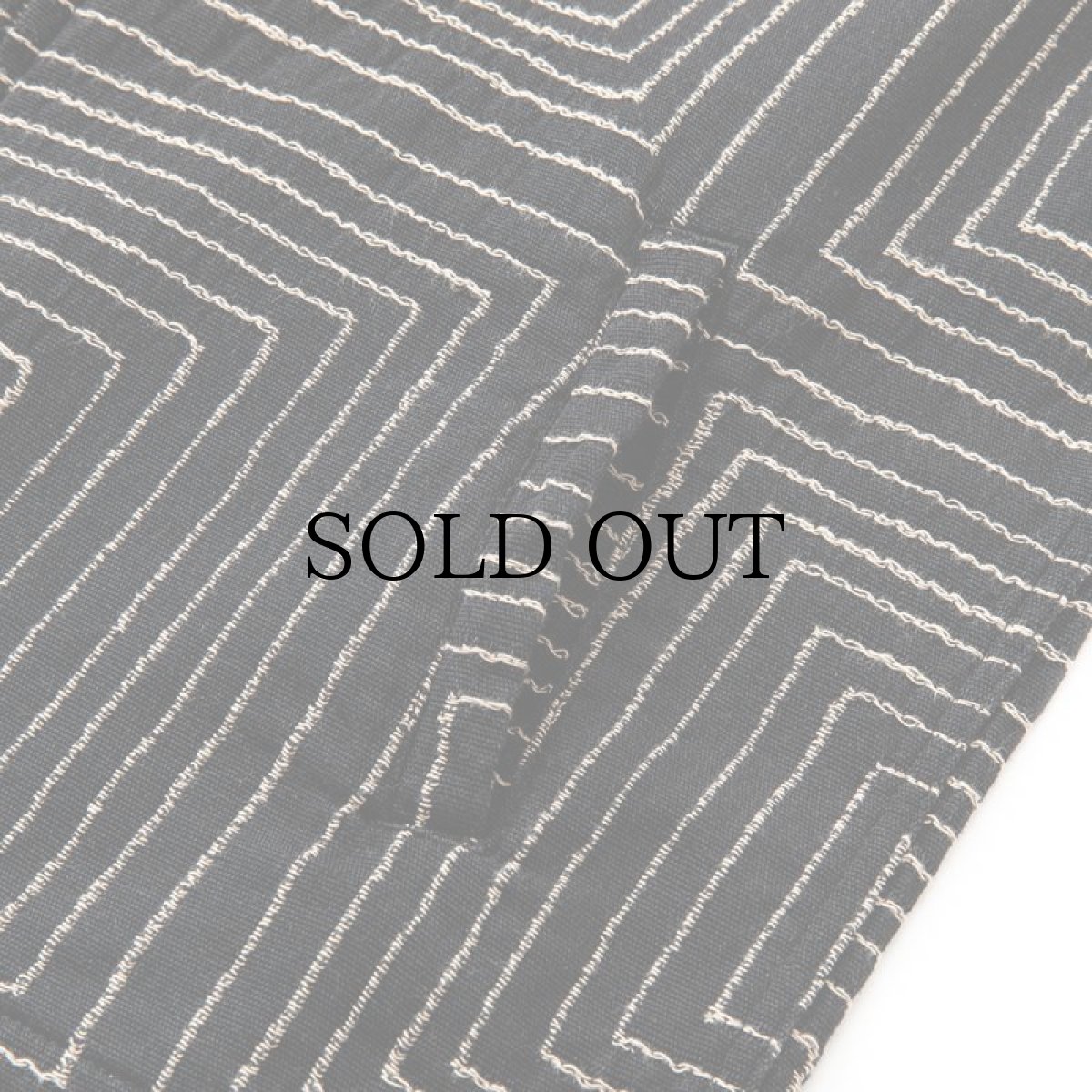 画像4: CALEE(キャリー) / Square jacquard denim swing top (4)