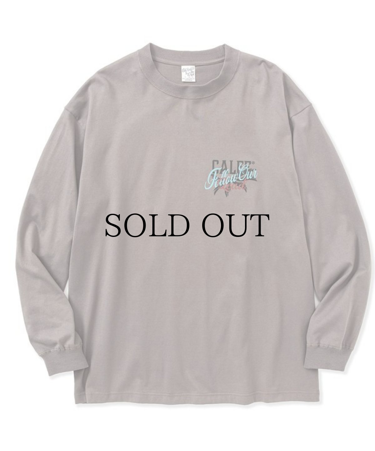 画像4: CALEE(キャリー) / Drop shoulder CALEE FOL logo L/S t-shirt (4)