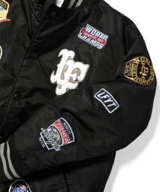 画像4: LFYT(ラファイエット) / ALL OVER EMBLEM SATIN VARSITY JACKET  (4)
