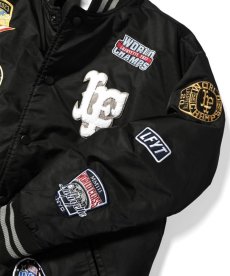 画像4: 【30%OFF】LFYT(ラファイエット) / ALL OVER EMBLEM SATIN VARSITY JACKET  (4)