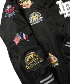 画像5: LFYT(ラファイエット) / ALL OVER EMBLEM SATIN VARSITY JACKET  (5)