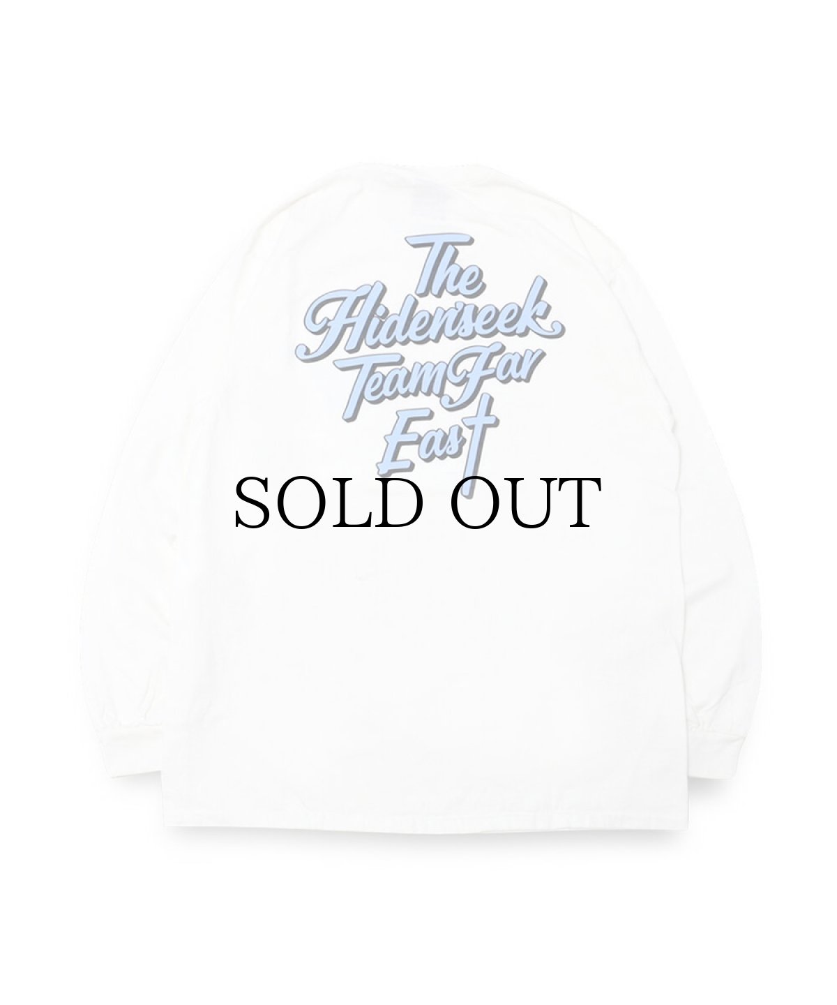 画像2: HIDEANDSEEK(ハイドアンドシーク) / Cursive L/S Tee(23ss) (2)