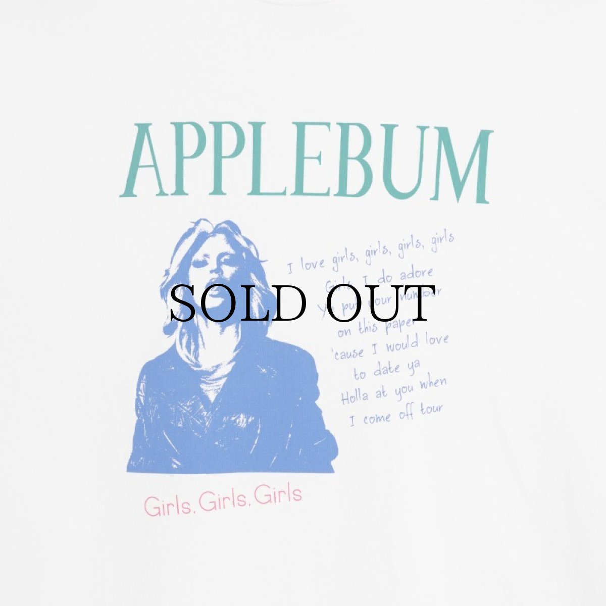 画像3: APPLEBUM(アップルバム) / "Girls, Girls, Girls" T-shirt (3)