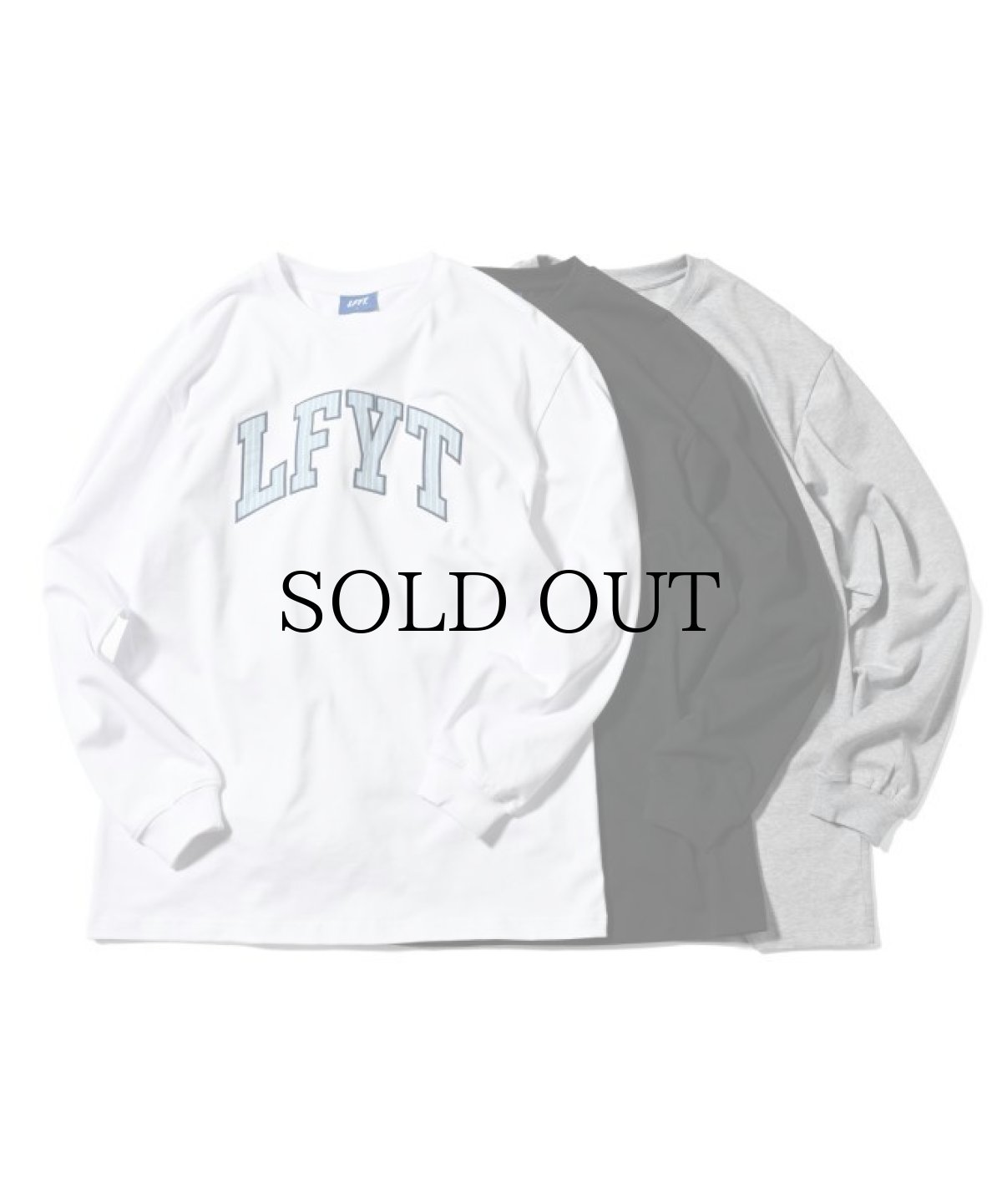 画像1: 【30%OFF】LFYT(ラファイエット) / STRIPED LFYT ARCH LOGO L/S TEE (1)