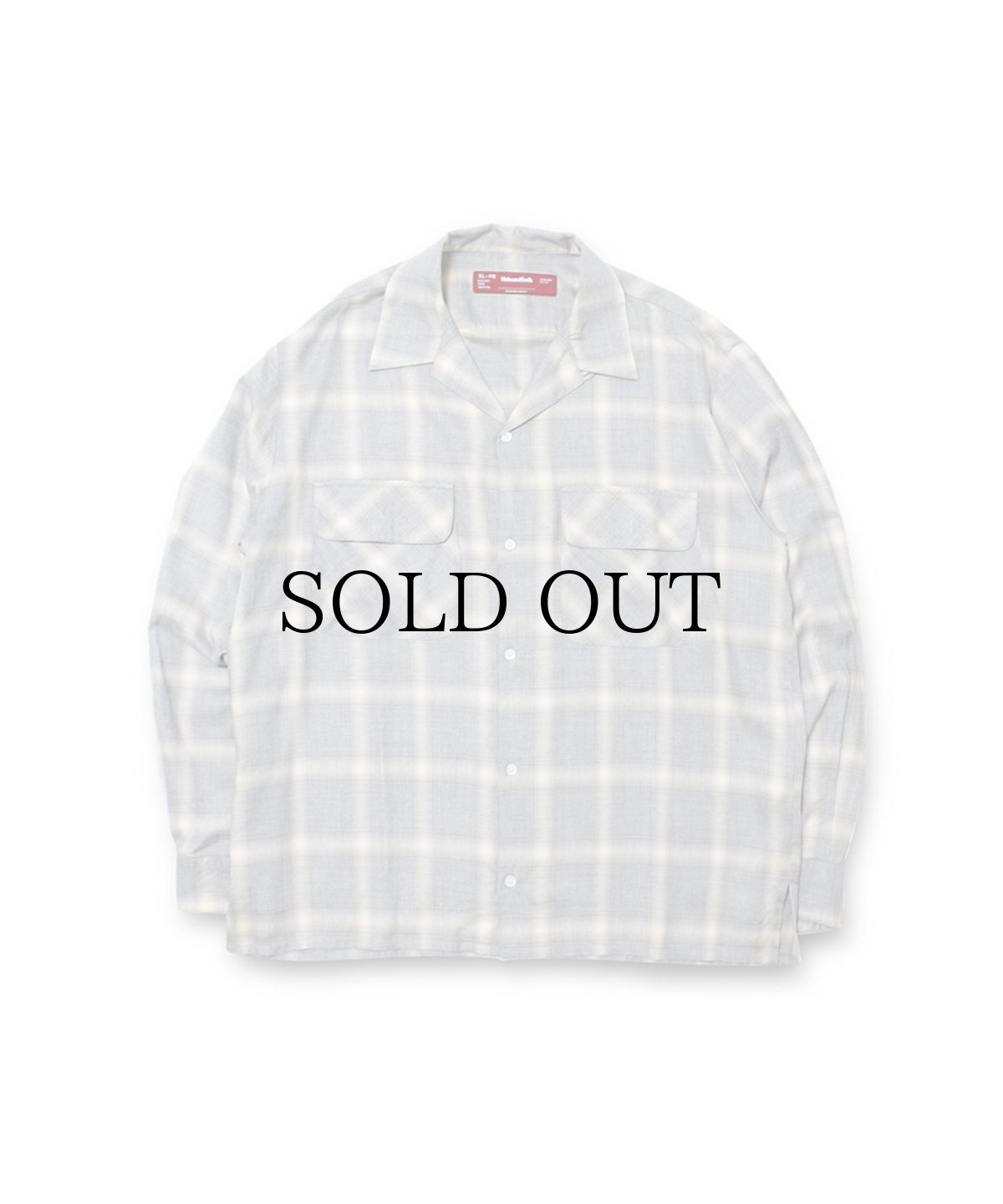 画像3: HIDEANDSEEK(ハイドアンドシーク) / Ombre Check L/S Shirt(23ss) (3)