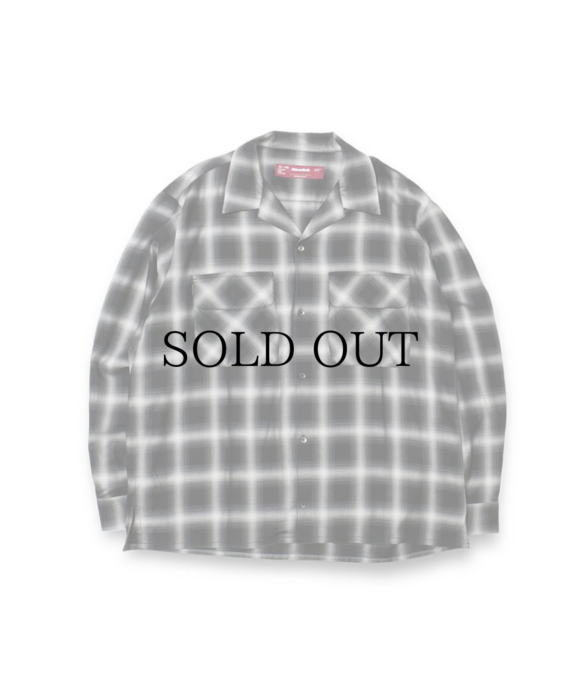 画像1: HIDEANDSEEK(ハイドアンドシーク) / Ombre Check L/S Shirt(23ss) (1)