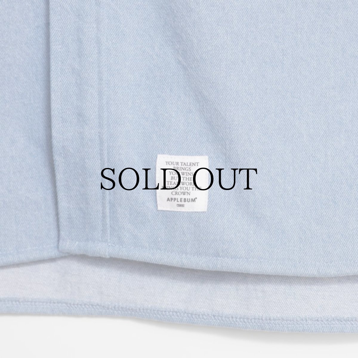 画像6: APPLEBUM(アップルバム) / Denim Bicolor L/S Shirt (6)