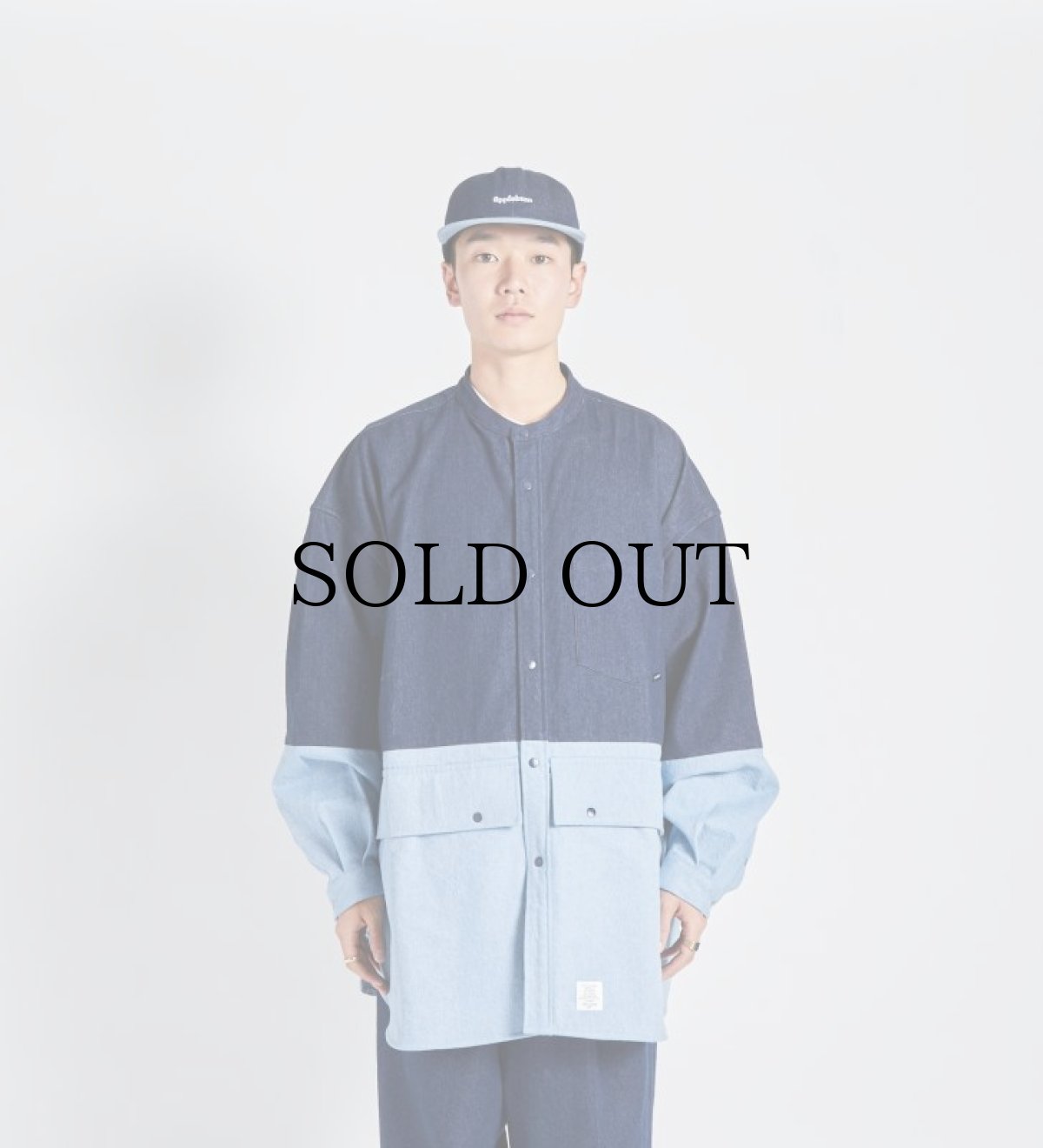 画像10: APPLEBUM(アップルバム) / Denim Bicolor L/S Shirt (10)