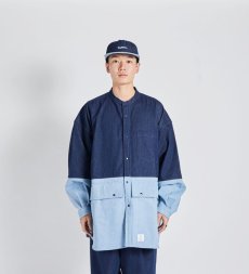 画像10: APPLEBUM(アップルバム) / Denim Bicolor L/S Shirt (10)