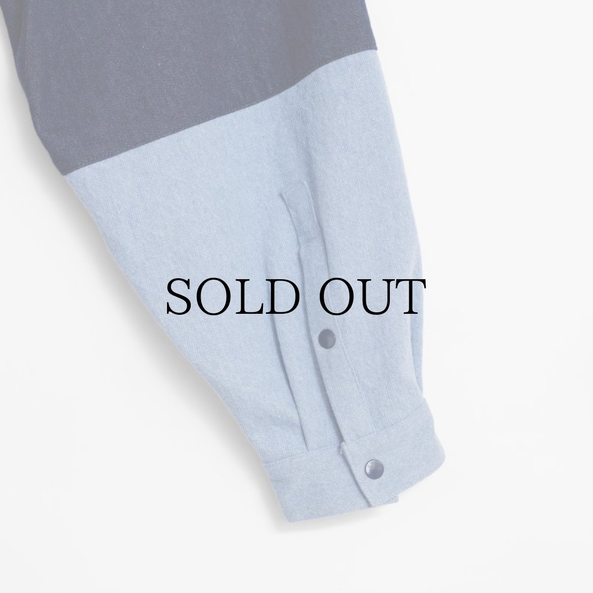 画像8: APPLEBUM(アップルバム) / Denim Bicolor L/S Shirt (8)