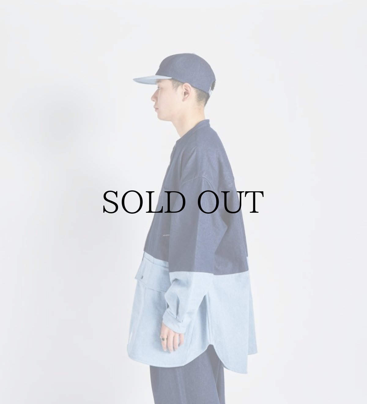 画像11: APPLEBUM(アップルバム) / Denim Bicolor L/S Shirt (11)