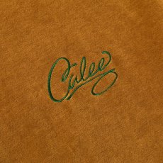 画像6: CALEE(キャリー) / CALEE Logo velour wide shilhouette s/s cutsew (6)