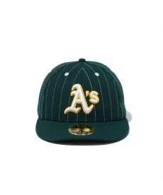 画像2: NEW ERA / LP 59FIFTY MLB Pinstripe オークランド・アスレチックス (2)