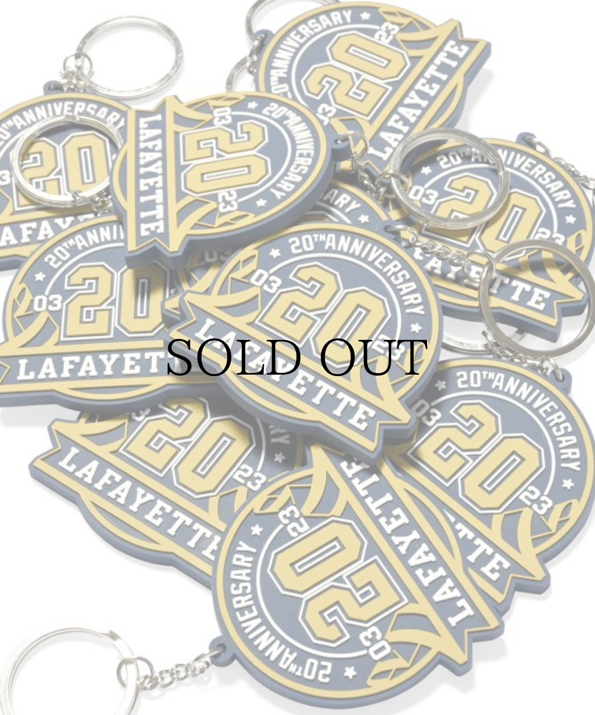 画像3: LFYT(ラファイエット) / 20TH ANNIVERSARY EMBLEM RUBBER KEY CAHIN (3)