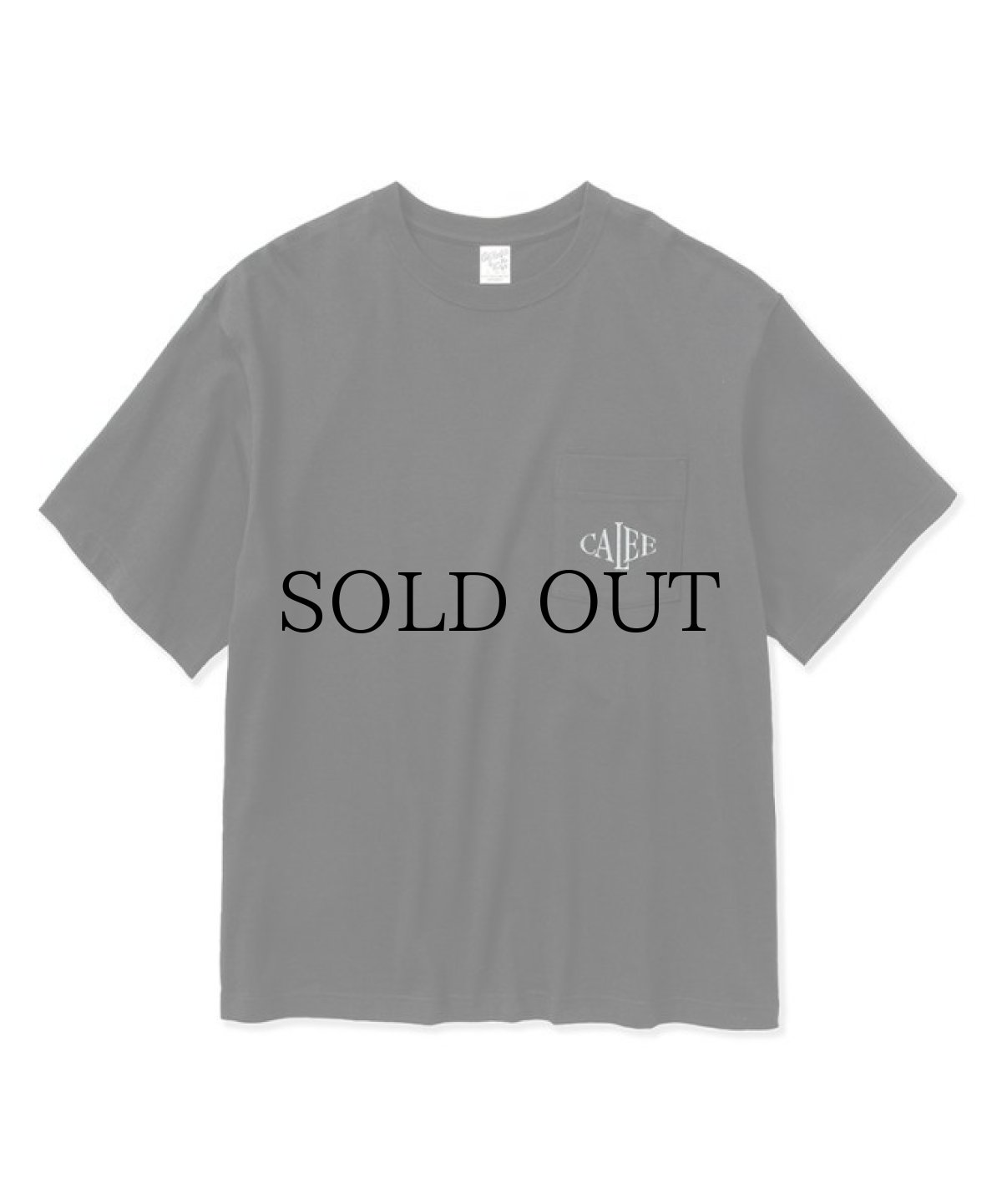 画像2: CALEE(キャリー) / Drop shoulder CALEE logo pocket t-shirt (2)