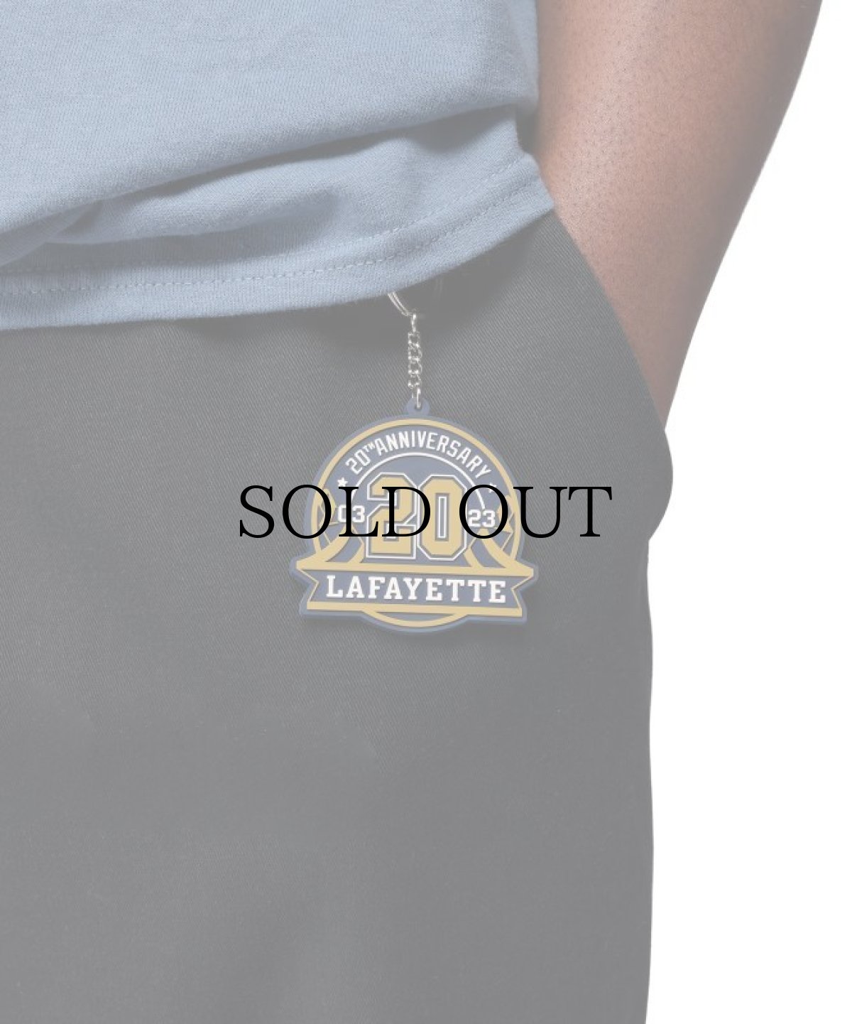 画像4: LFYT(ラファイエット) / 20TH ANNIVERSARY EMBLEM RUBBER KEY CAHIN (4)