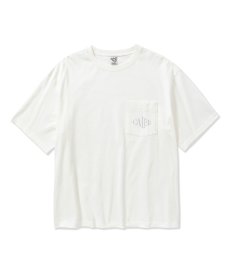 画像1: CALEE(キャリー) / Drop shoulder CALEE logo pocket t-shirt (1)