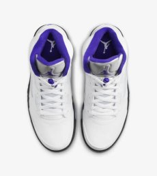 画像4: NIKE / NIKE AIR JORDAN 5 RETRO WHITE/DARK CONCORD-BLACK (4)