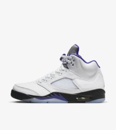 画像2: NIKE / NIKE AIR JORDAN 5 RETRO WHITE/DARK CONCORD-BLACK (2)