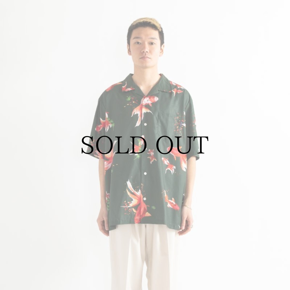 画像15: APPLEBUM(アップルバム) / Tadaomi Shibuya "Gold Fish" S/S Aloha Shirt (15)