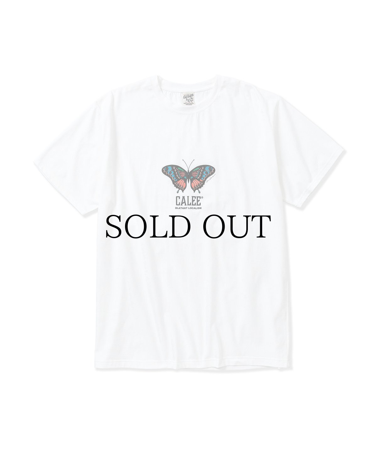 画像2: CALEE(キャリー) / ×MIHO MURAKAMI Stretch CL butterfly logo t-shirt (2)
