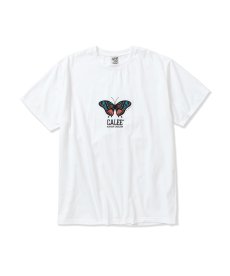 画像2: CALEE(キャリー) / ×MIHO MURAKAMI Stretch CL butterfly logo t-shirt (2)