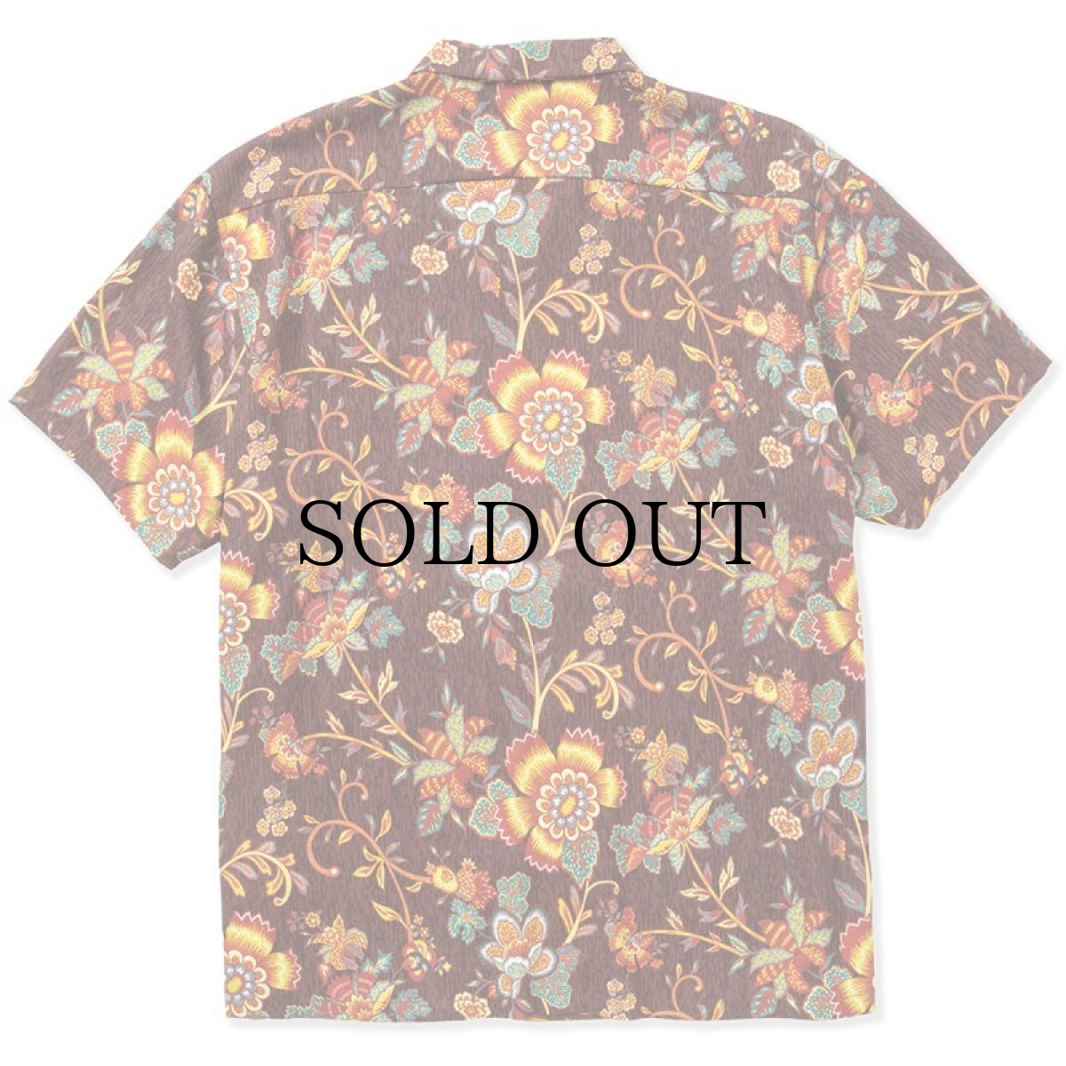 画像7: CALEE(キャリー) / R/P Flower pattern amunzen cloth S/S shirt (7)