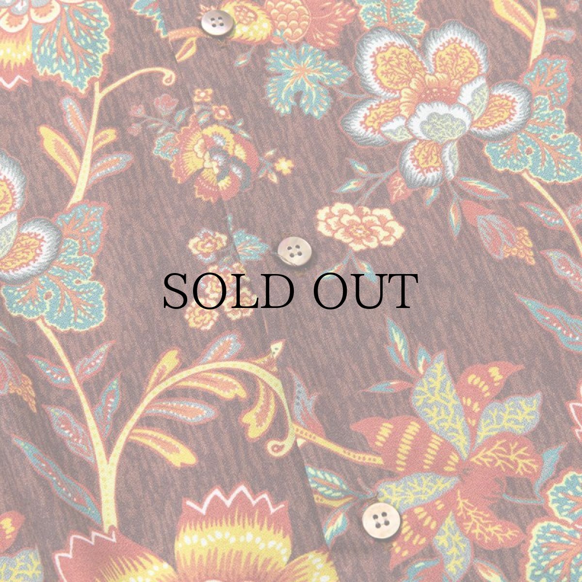画像10: CALEE(キャリー) / R/P Flower pattern amunzen cloth S/S shirt (10)