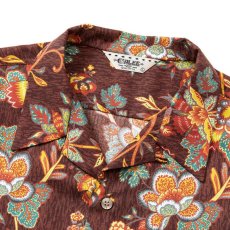 画像5: CALEE(キャリー) / R/P Flower pattern amunzen cloth S/S shirt (5)