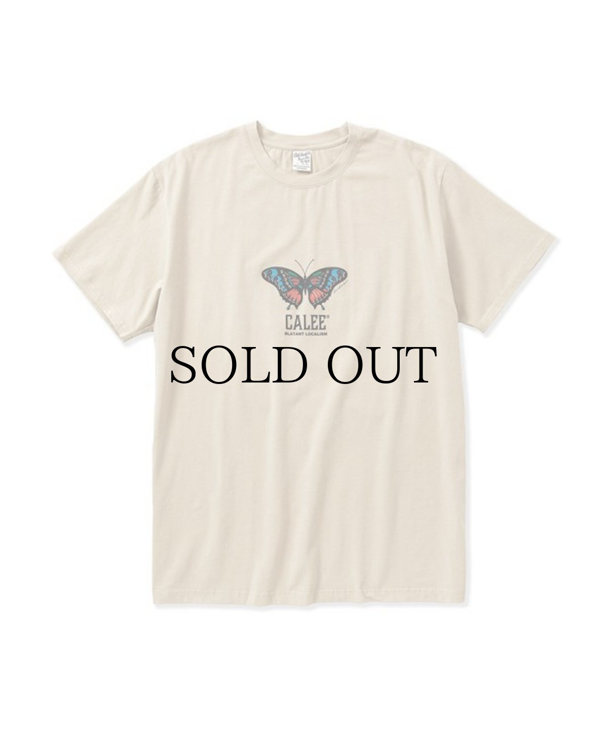 画像3: CALEE(キャリー) / ×MIHO MURAKAMI Stretch CL butterfly logo t-shirt (3)