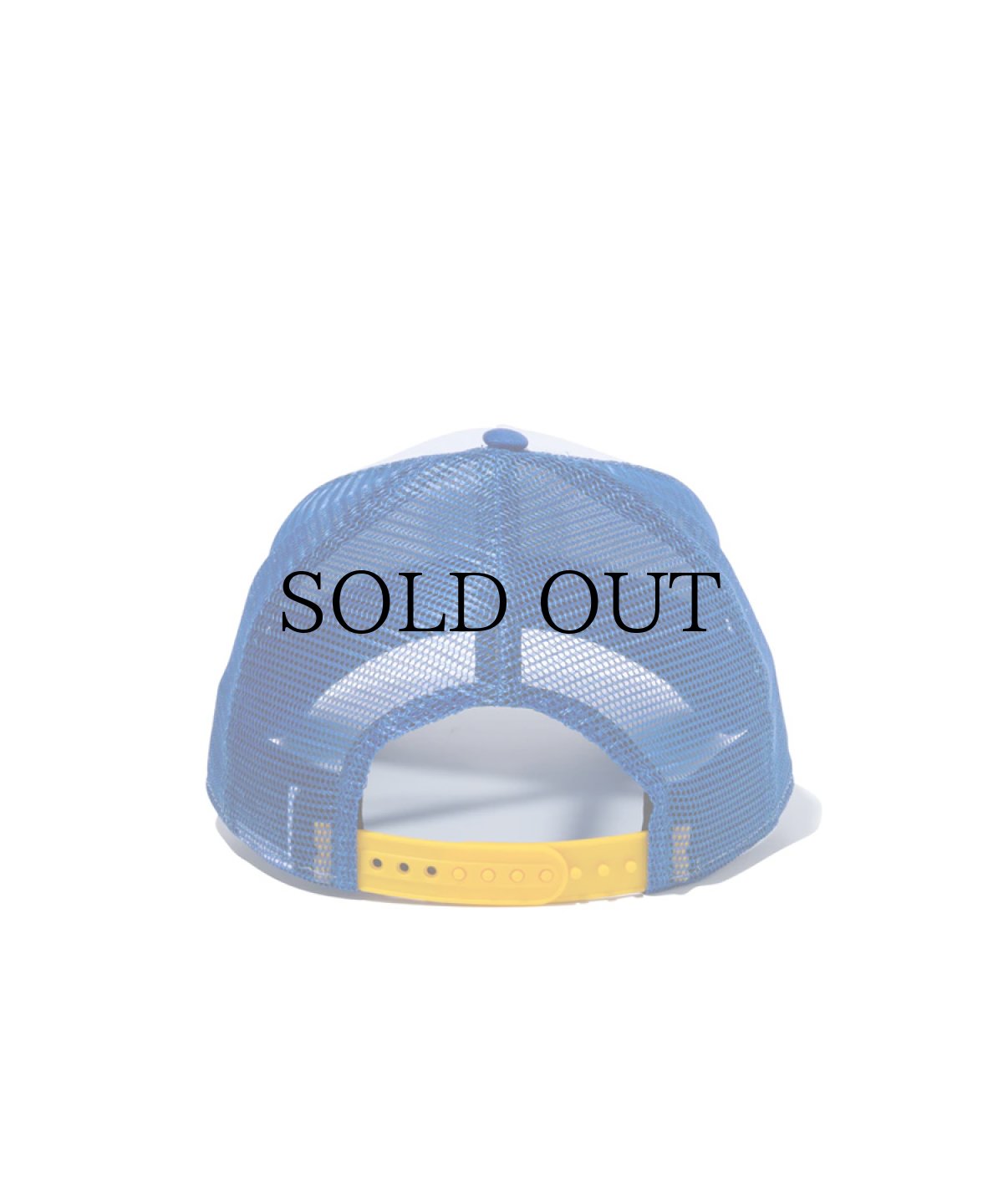 画像2: NEW ERA / 9FORTY A-Frame トラッカー ゴールデンステイト・ウォリアーズ ホワイト × チームカラー ロイヤルメッシュ (2)