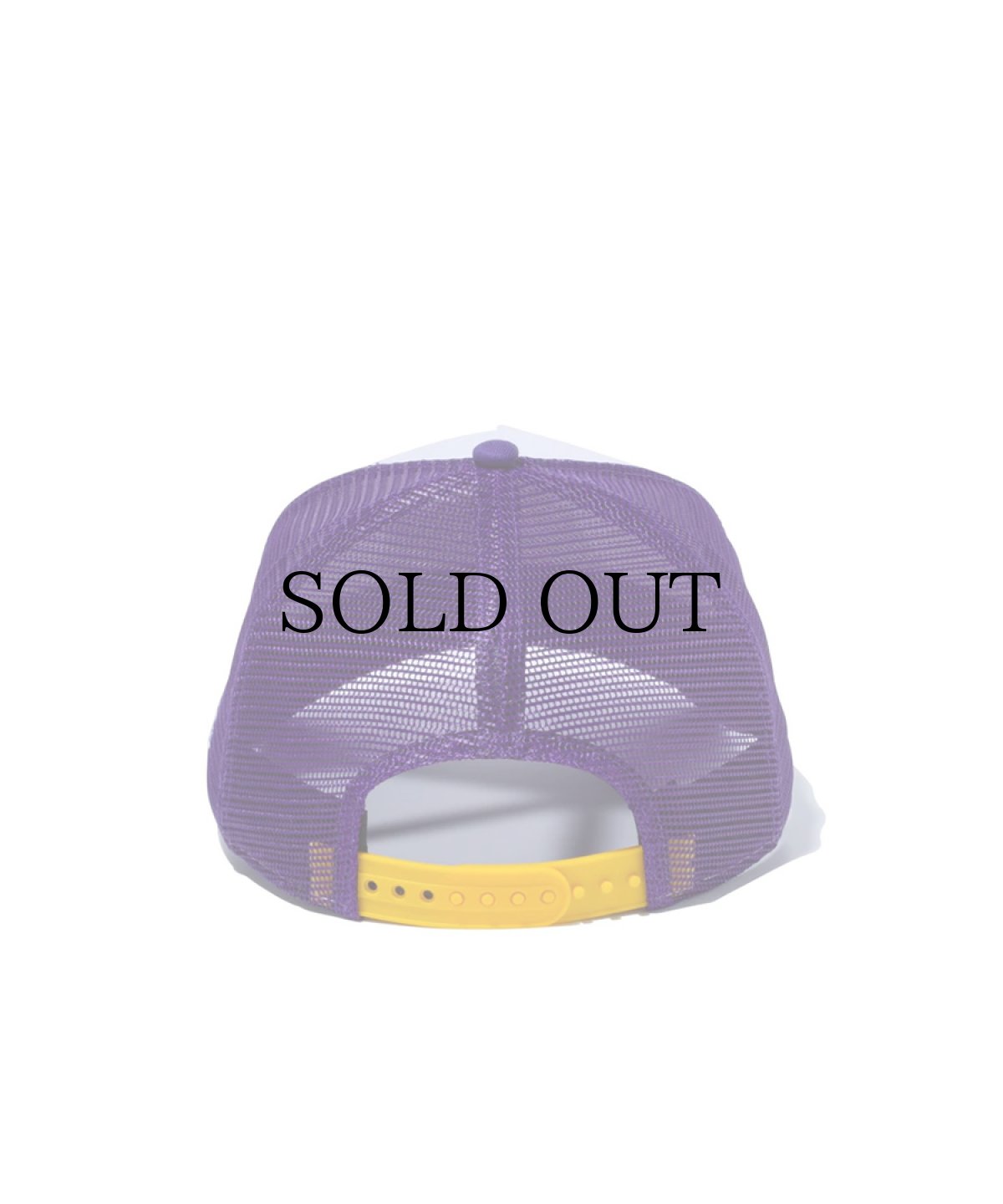 画像2: NEW ERA / 9FORTY A-Frame トラッカー ロサンゼルス・レイカーズ ホワイト × チームカラー パープルメッシュ (2)